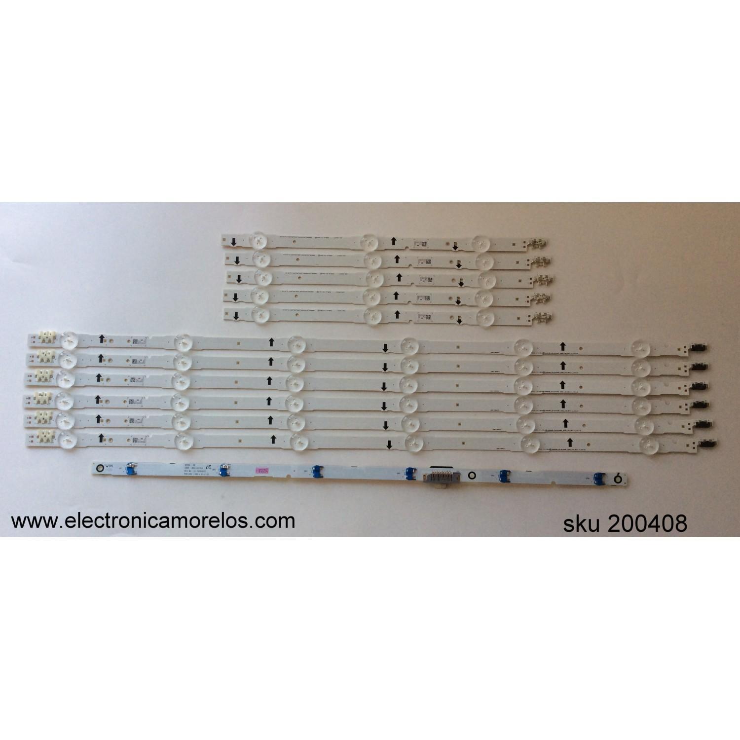 KIT DE LED PARA TV / SAMSUNG CY-GH048CSLV1H / LM41-00041T / 2014SVS48F_3228_R03_REV1.0_131119 / LM41-00041S / BN41-02176A / UN48H6350AFXZA TS01 